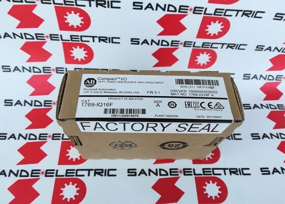 Un nuevo módulo de entrada de alta velocidad AB 1769-IQ16F en la caja 1769IQ16F