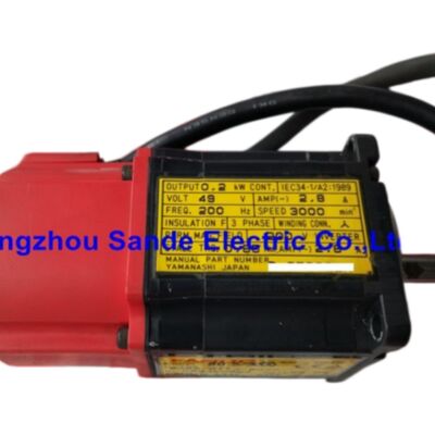 NOVA FANUC Servo motor de CA A06B-0371-B084 A06B0371B084 AO6B-O371-BO84 El motor de CA de nuevo diseño