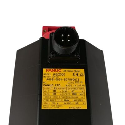 El motor FANUC nuevo y usado A06B-0034-B075#0075 A06B0034B075#0075 AO6B-OO34-B075#OO75