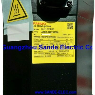 SERVOMOTOR GE FANUC A06B-0227-B000 A06B0227B000 AO6B-O227-BOOO