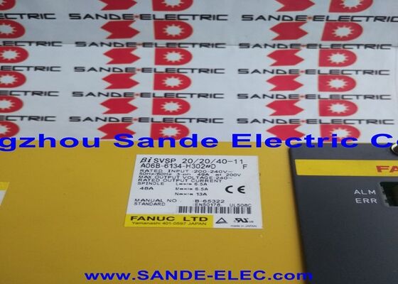A06B-6134-H303 Unidad de servoamplificador de CA FANUC A06B6134H303 AO6B-6I34-H3O3